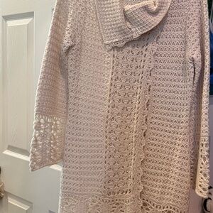 Women's Cream Knit Jacket